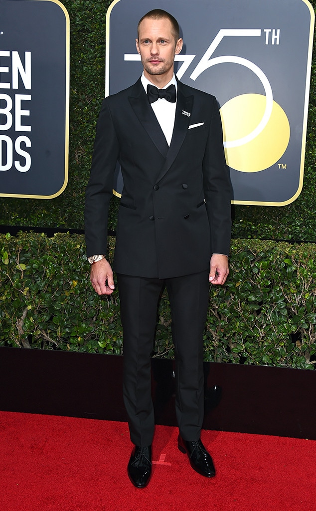 Alexander Skarsgard, 2018 Golden Globes, Red Carpet Fashions