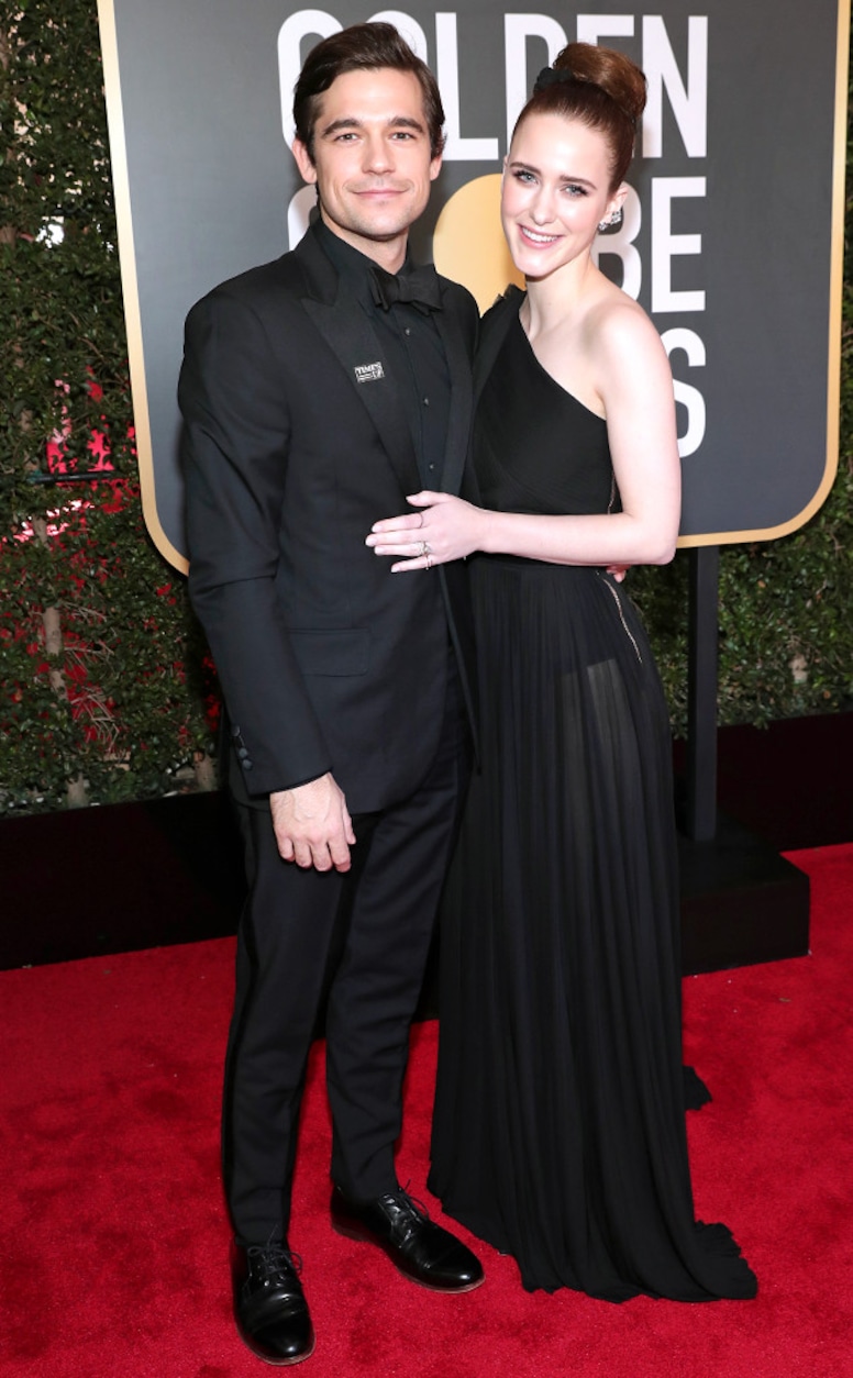 Jason Ralph, Rachel Brosnahan, 2018 Golden Globes, Couples