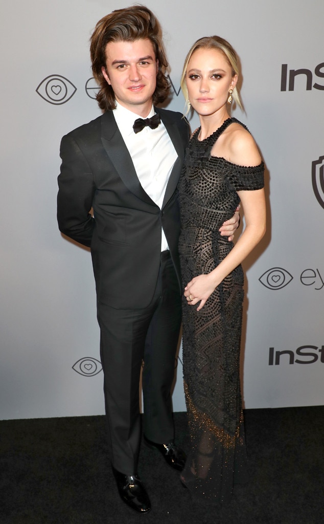 Joe Keery & Maika Monroe from 2018 Golden Globes: After-Party Pics | E