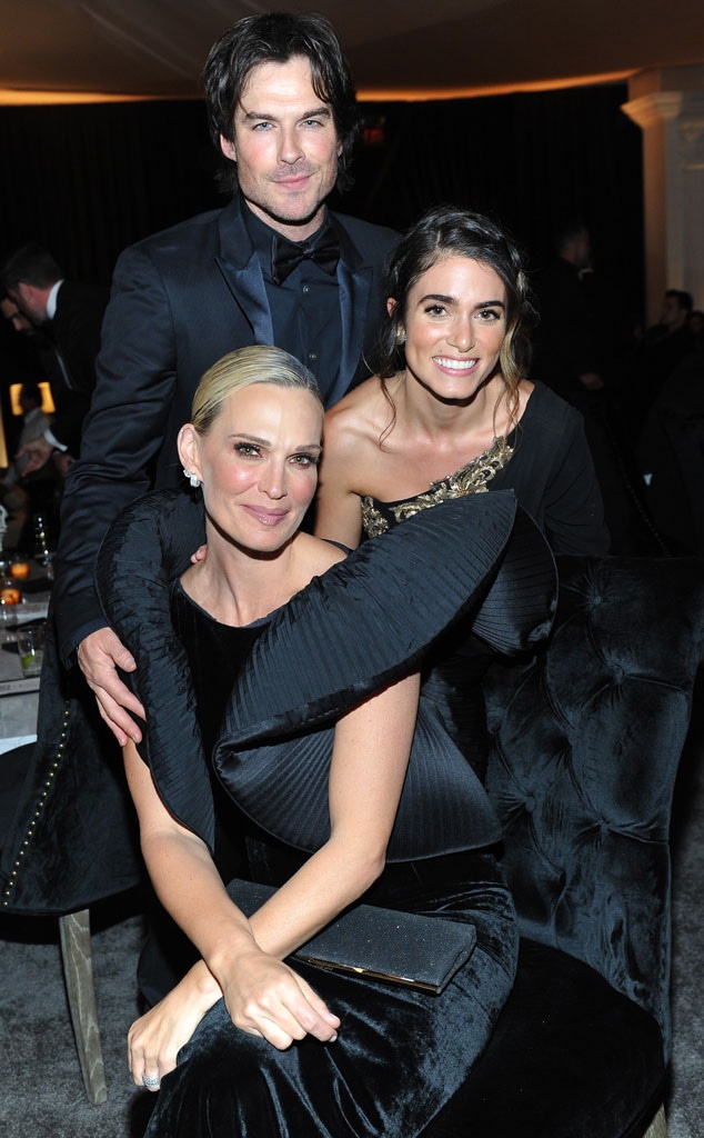 Ian Somerhalder, Nikki Reed, Molly Sims, Golden Globes, After-Party, 2018 Golden Globes