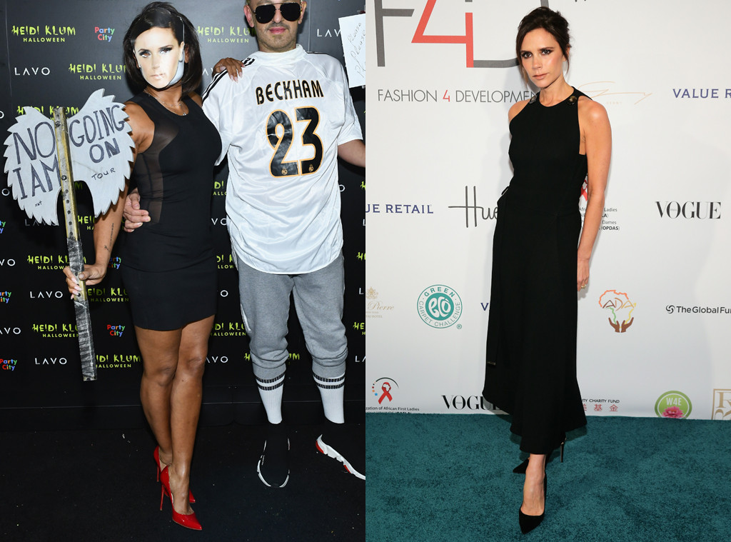 Mel B, Victoria Beckham, Halloween