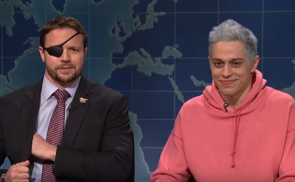 Dan Crenshaw, Pete Davidson, Saturday Night Live