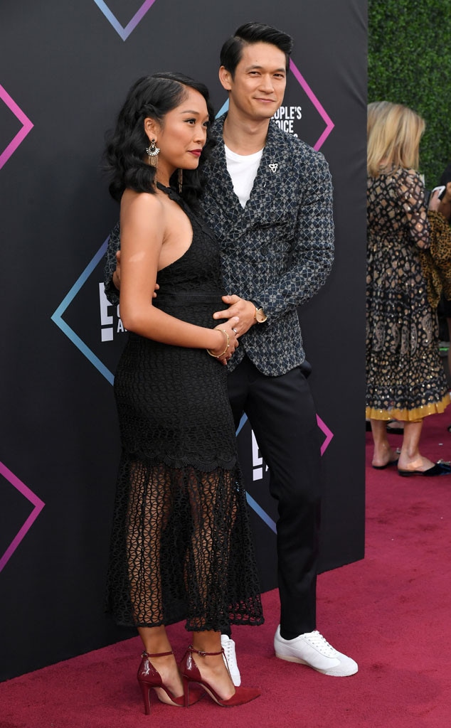 Harry Shum Jr.,Shelby Rabara, 2018 Peoples Choice Awards, Couples