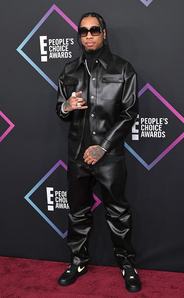 Tyga from 2018 People's Choice Awards: Red Carpet Fashion 