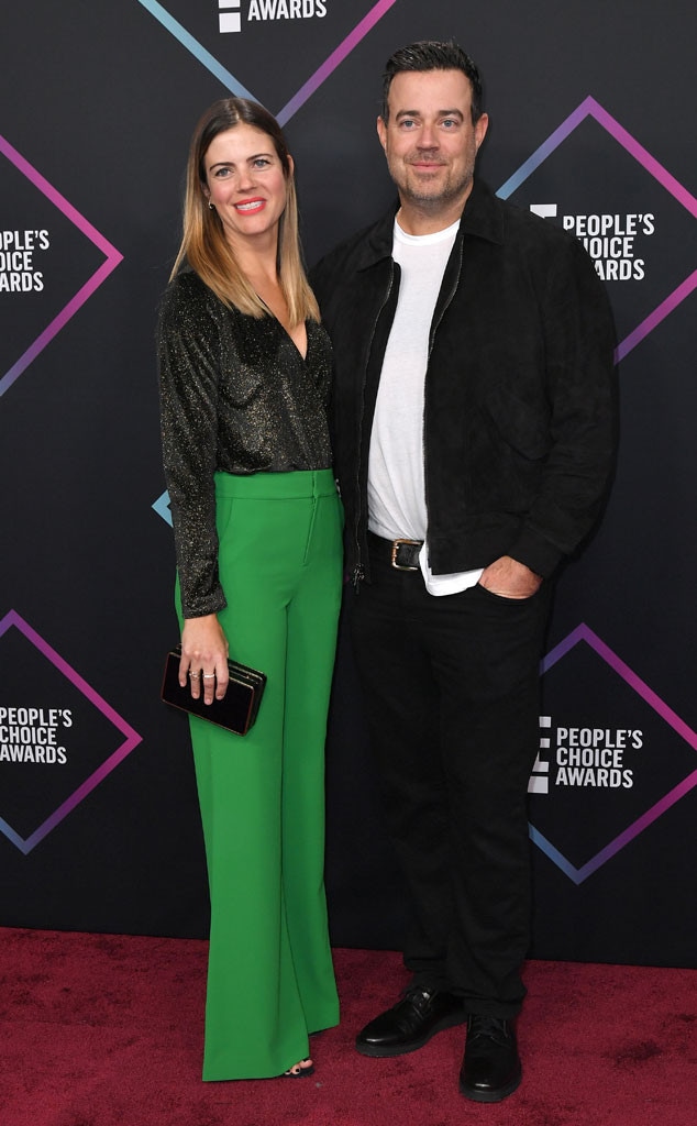 Carson Daly, Siri Pinter, 2018 Peoples Choice Awards, PCAs, Couples
