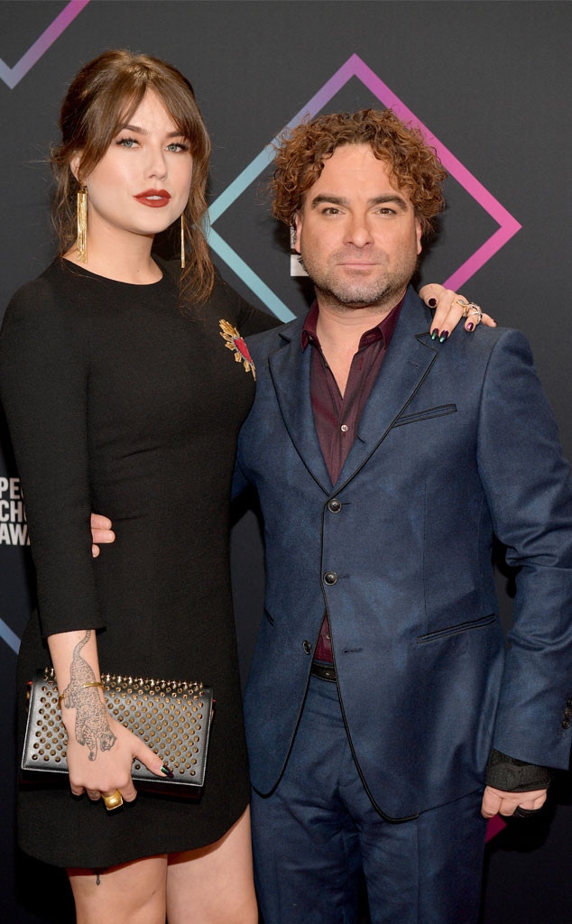 Johnny Galecki & Alaina Meyer Make Their Red Carpet Debut at 2018 PCAs