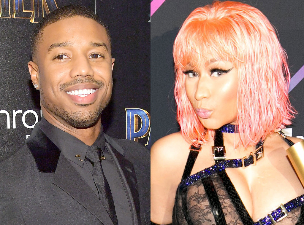 Nicki Minaj Explains Her Michael B Jordan Shout Out At The 2018 Pcas E Online