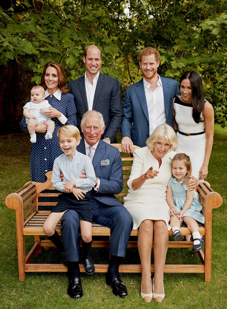 Prince Charles, Camilla, Prince Willliam, Kate Middleton, Prince George, Princess Charlotte, Prince Louis, Prince Harry, Meghan Markle