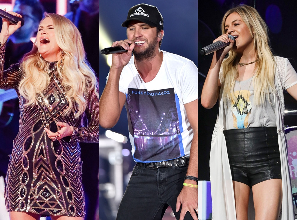 Carrie Underwood, Luke Bryan, Kelsea Balerini