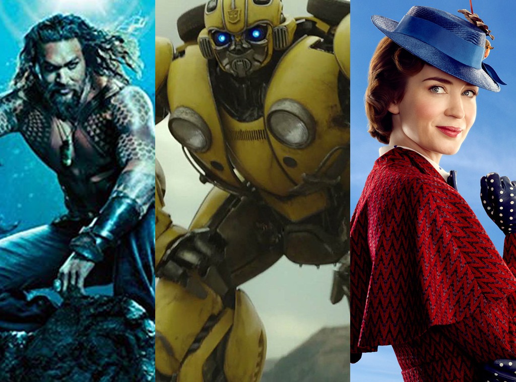 Aquaman, Poster, Jason Momoa, Bumblebee, Mary Poppins