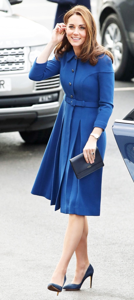 Kate Middleton, Blue Dress