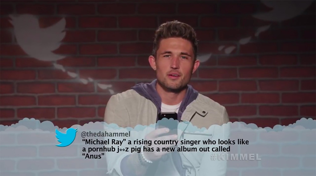Michael Ray From Celebrity Mean Tweets From Jimmy Kimmel Live E News 9998