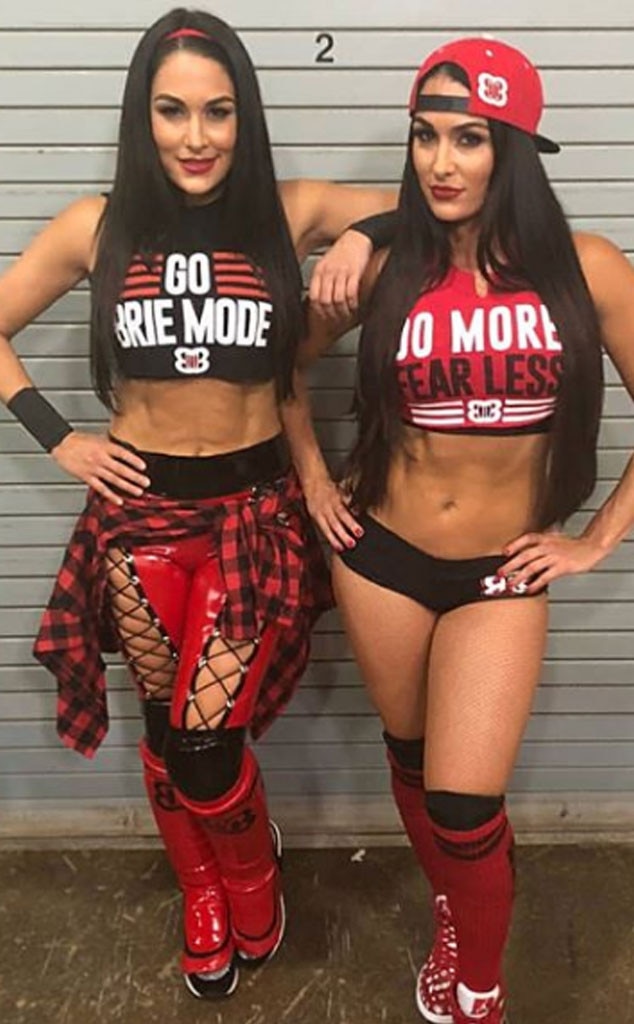 Red Hot Wrestlers From The Bella Twins Sexiest Pics E News