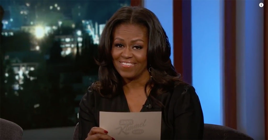 Michelle Obama, Jimmy Kimmel Live