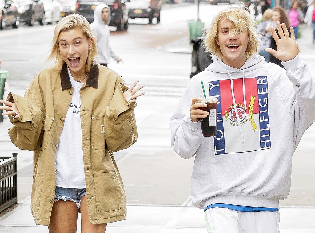 Goofin' Around With the Paparazzi from Justin Bieber and Hailey Baldwin ...