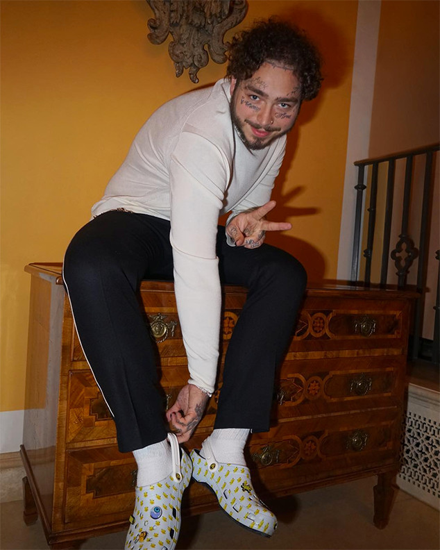 Post Malone's Crocs Sell Out and Even Madonna Wants a Pair - E! Online