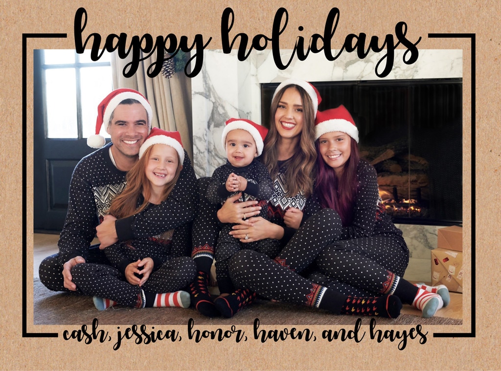 Inspirational 80 Jessica Alba Christmas Card