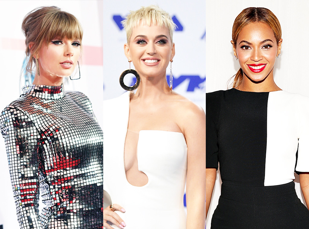 Taylor Swift, Katy Perry, Beyonce