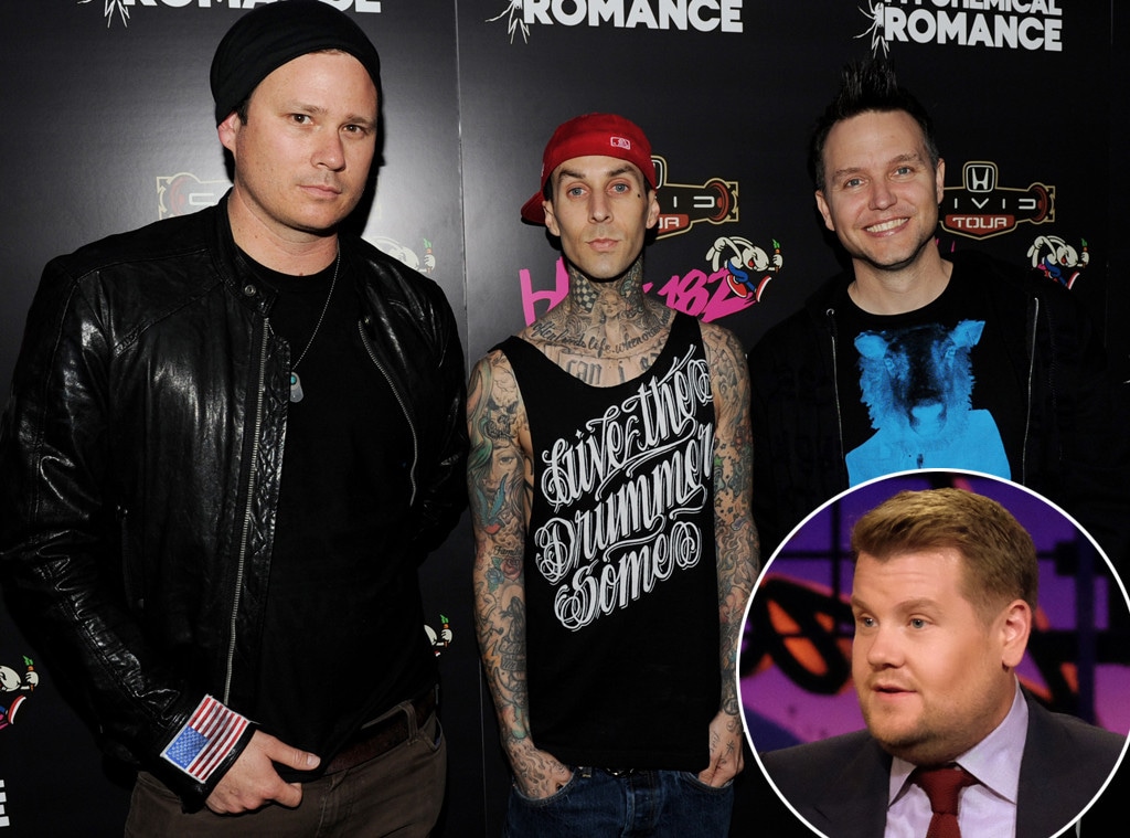 Blink 182, James Corden 