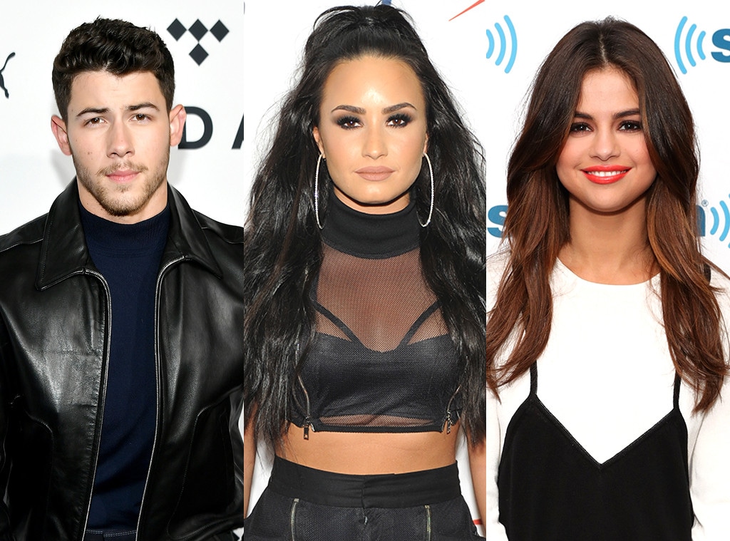 Nick Jonas, Demi Lovato, Selena Gomez