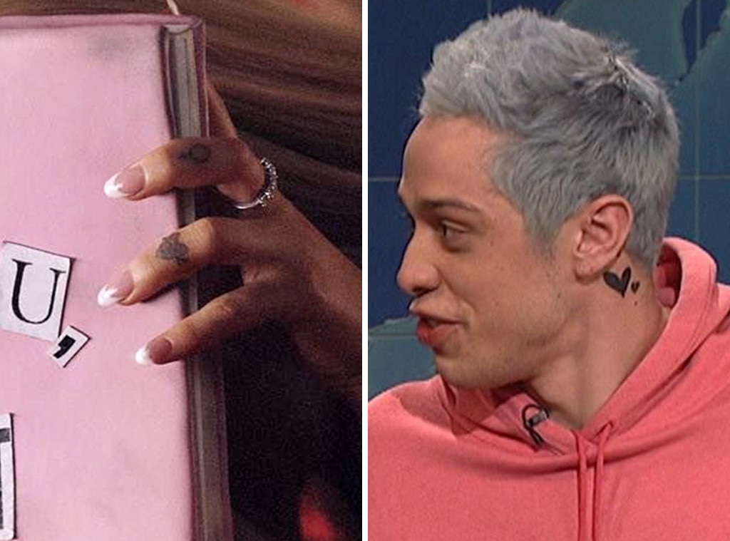 Ariana Grande, Pete Davidson, tattoos