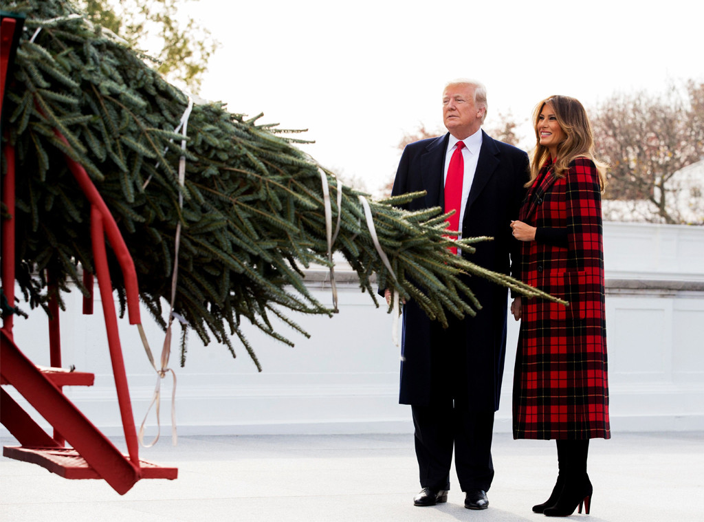 Donald Trump, Melania Trump, Christmas Tree