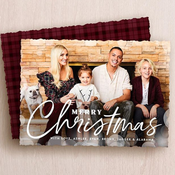 Ashlee Simpson, Evan Ross, Christmas Cards 2018
