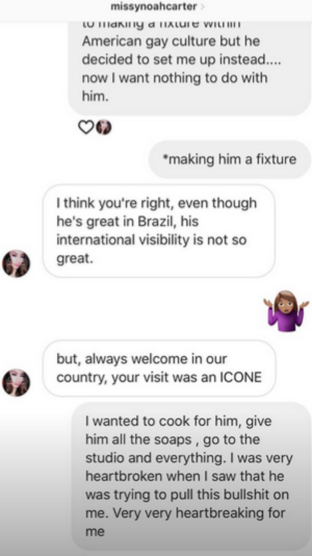 Azealia Banks, Pabllo Vittar, Stories, Instagram Azealia Banks, Pabllo Vittar, Stories, Instagram