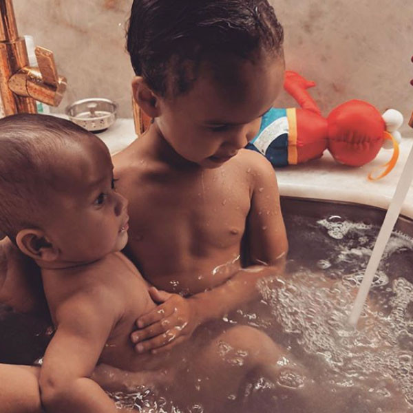 Miles Stephens, Luna Stephens, John Legend, 