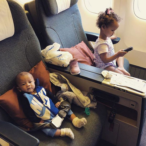 Miles Stephens, Luna Stephens, John Legend, 