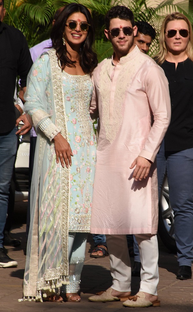 Priyanka Chopra, Nick Jonas, Puja Ceremony