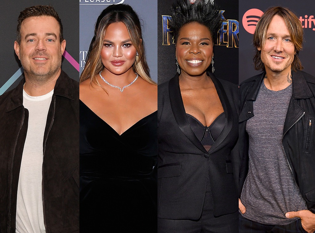 Carson Daly, Chrissy Teigen, Leslie Jones, Keith Urban