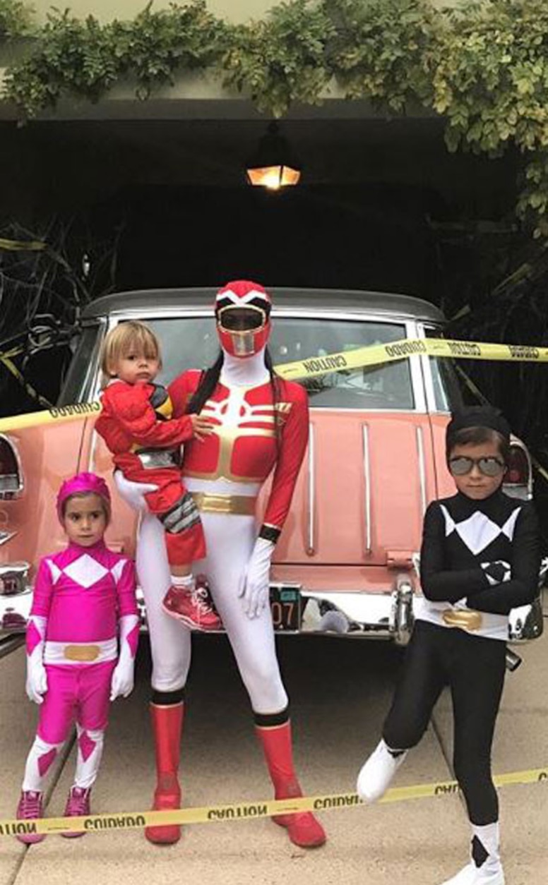 Kourtney Kardashian, Mason Disick, Penelope Disick, Reign Disick, Family