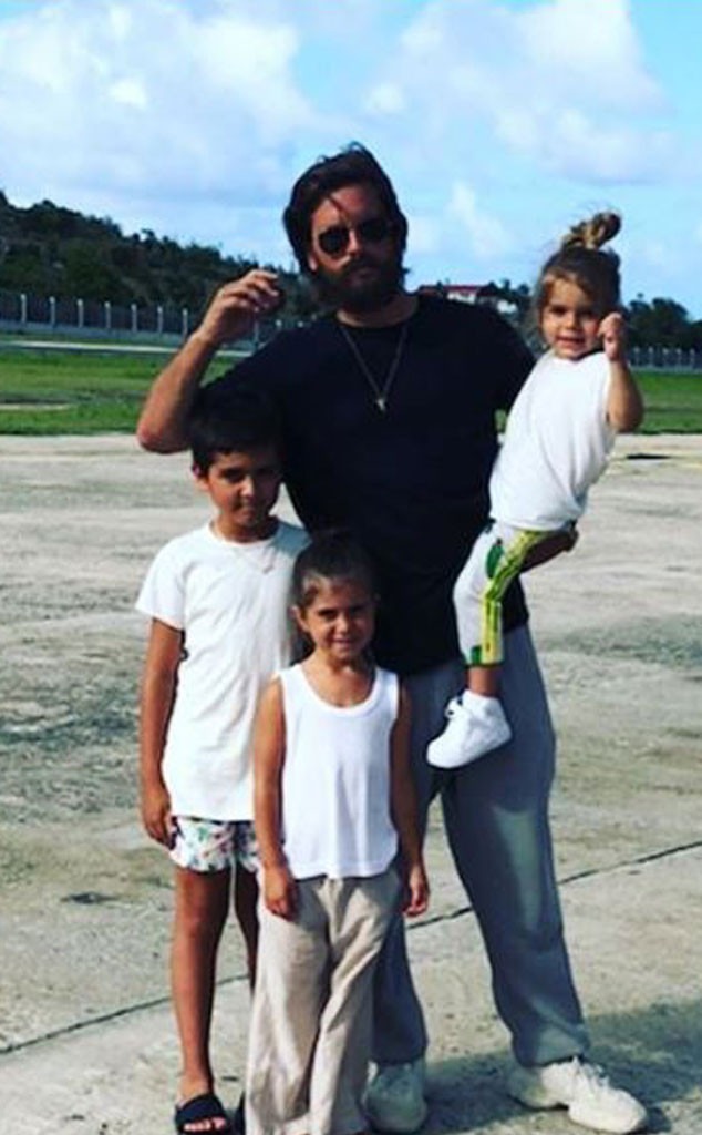 Scott Disick, Mason Disick, Penelope Disick, Reign Disick, Family