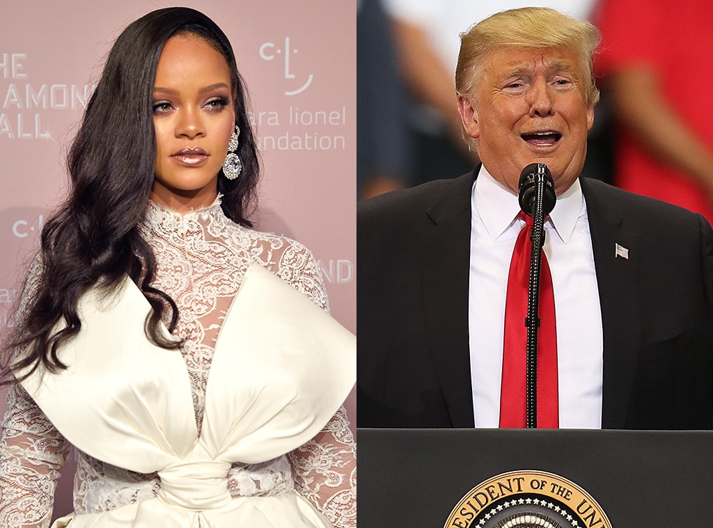 Rihanna, Donald Trump