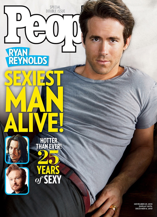 Ryan Reynolds 2010 From Peoples Sexiest Man Alive Through The Years E News 