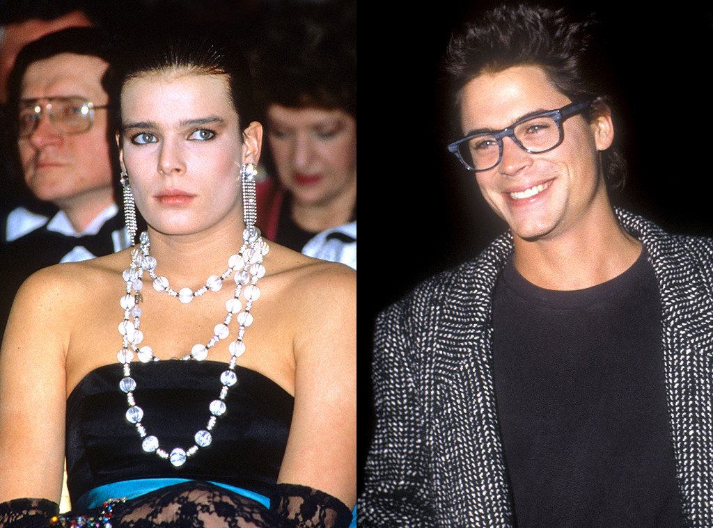 Rob Lowe & Princess Stéphanie from Celebs Who've Dated Royals