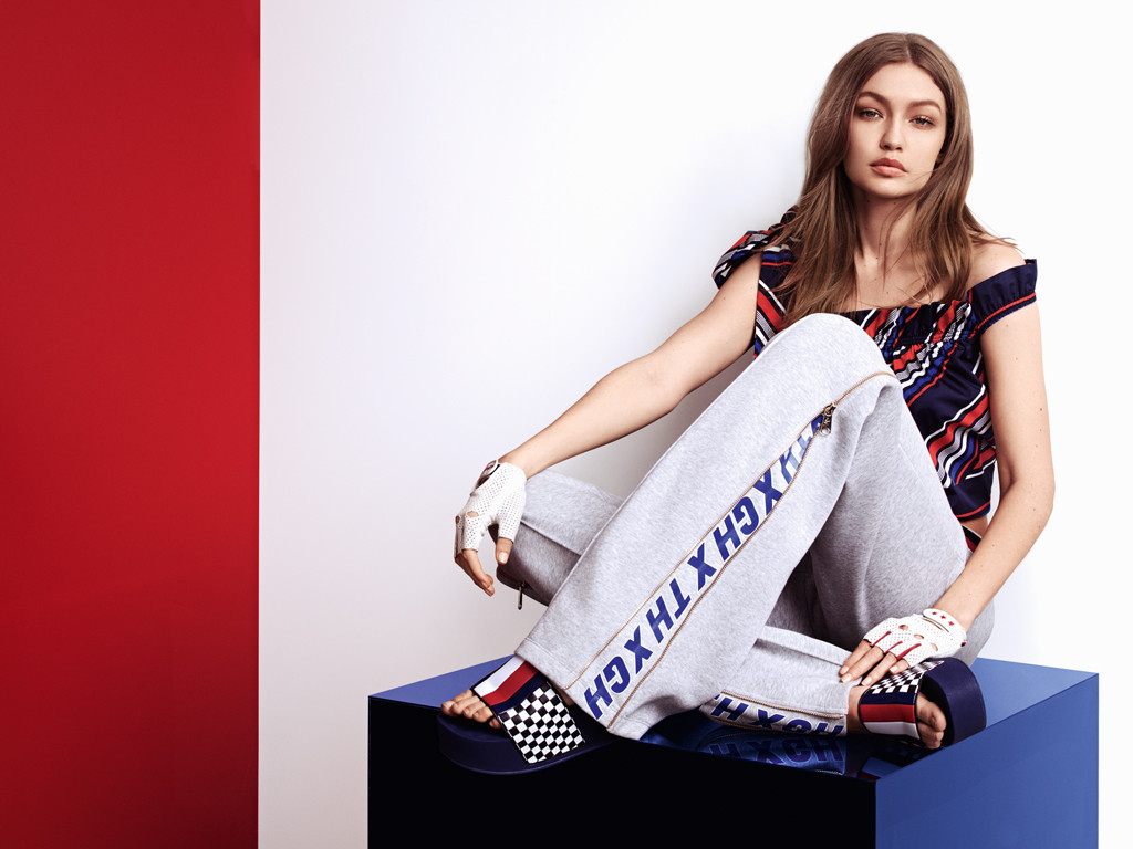 Gigi Hadid Models All The Looks From Tommy X Gigi Spring 2018 - E! Online