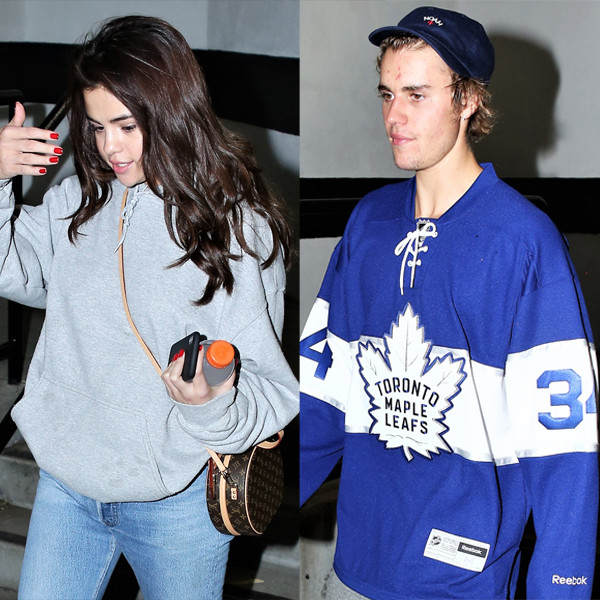 Selena Gomez and Justin Bieber Have a Hockey Date in LA: Pics!