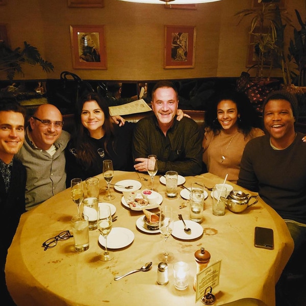 White Collar Cast Reunites For Family Dinner E Online White Collar Cast Reunites For Family Dinner E Online