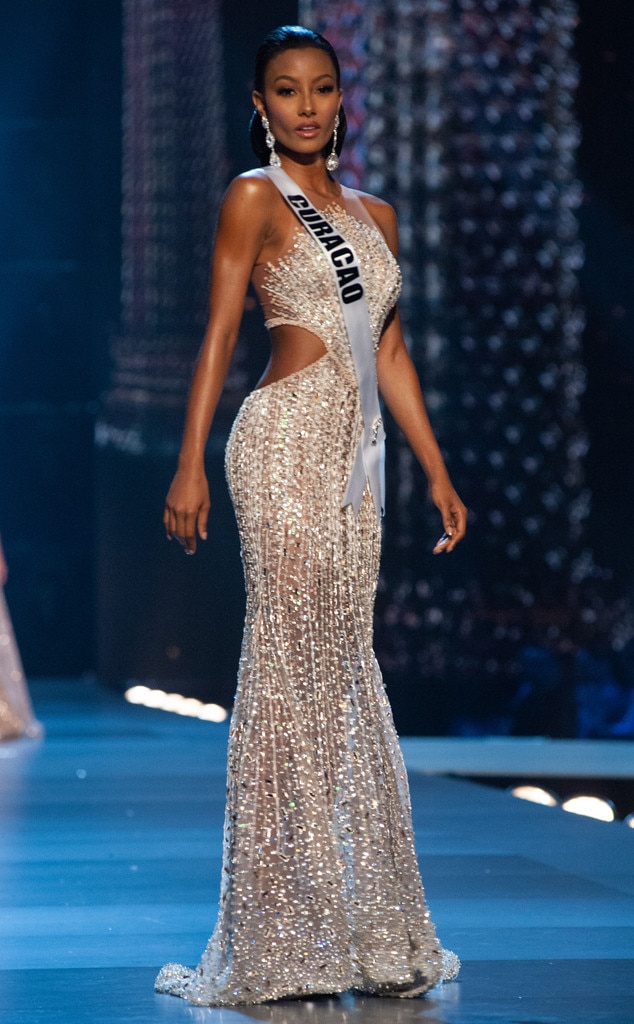 Miss Curacao from Miss Universe 2018 Evening Gown Competition E! News