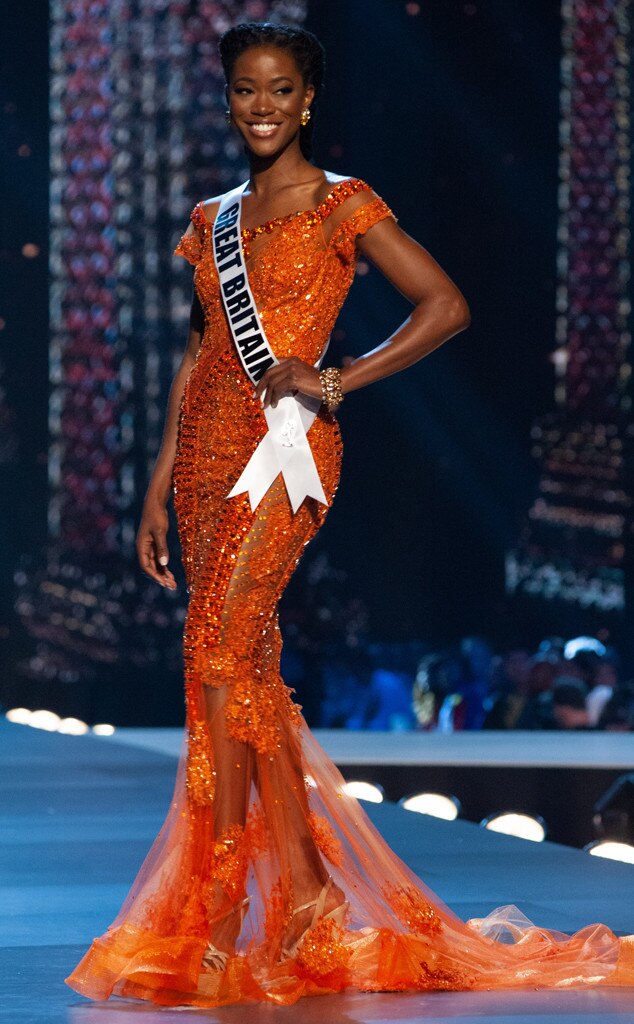 Miss Great Britain from Miss Universe 2018 Evening Gown Competition E