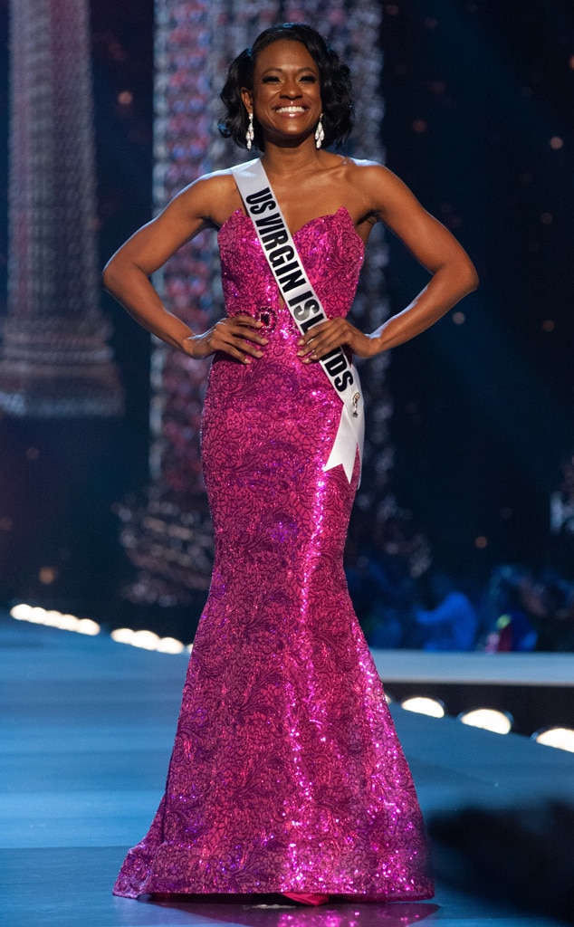 Miss US Virgin Islands from Miss Universe 2018 Evening Gown Competition ...