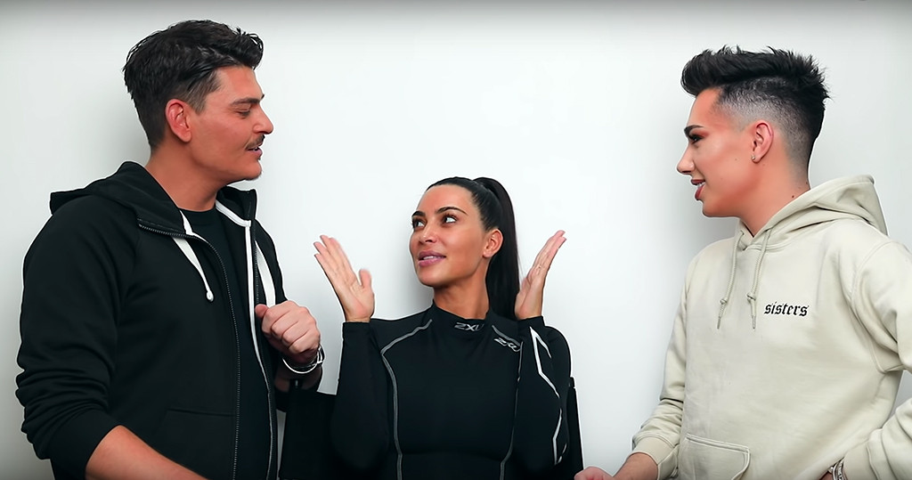 Kim Kardashian, James Charles, Mario Dedivanovic, YouTube