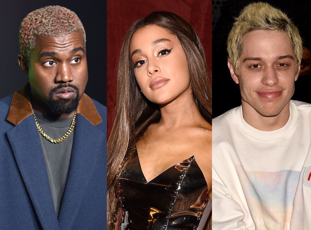 Kanye West, Ariana Grande, Pete Davidson