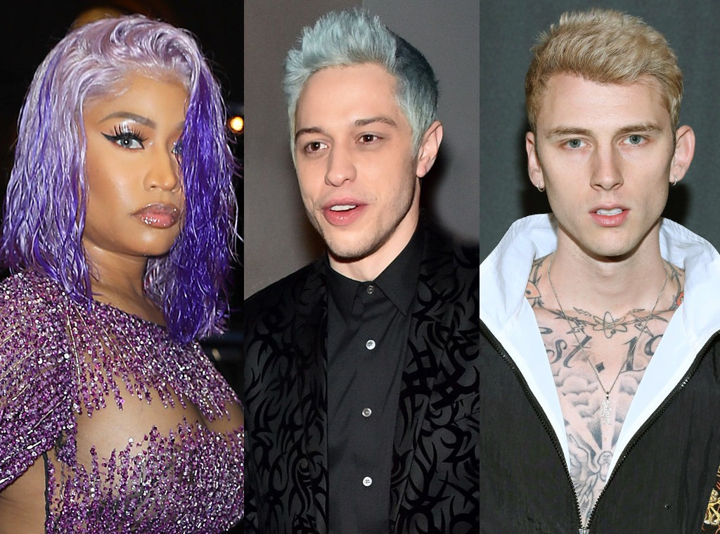 Machine Gun Kelly, Nicki Minaj, Pete Davidson