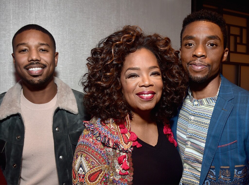 Michael B. Jordan, Oprah Winfrey & Chadwick Boseman From The Big ...