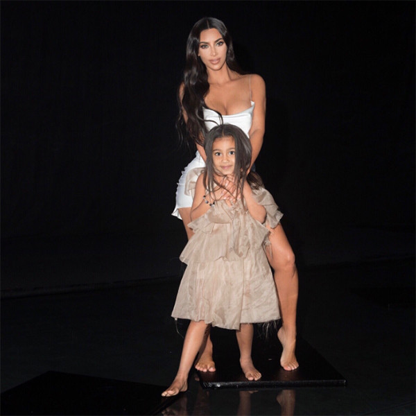 Kim Kardashian Shares Photos with North West from Virgil Abloh's