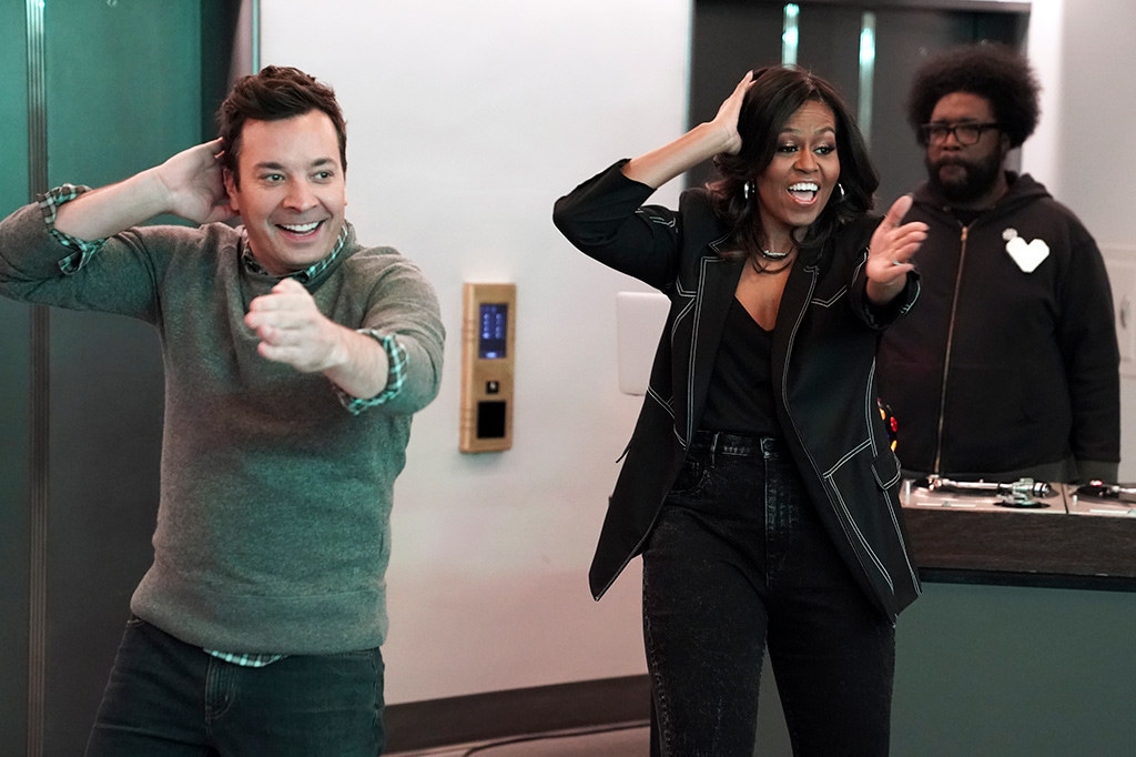 Michelle Obama, Jimmy Fallon