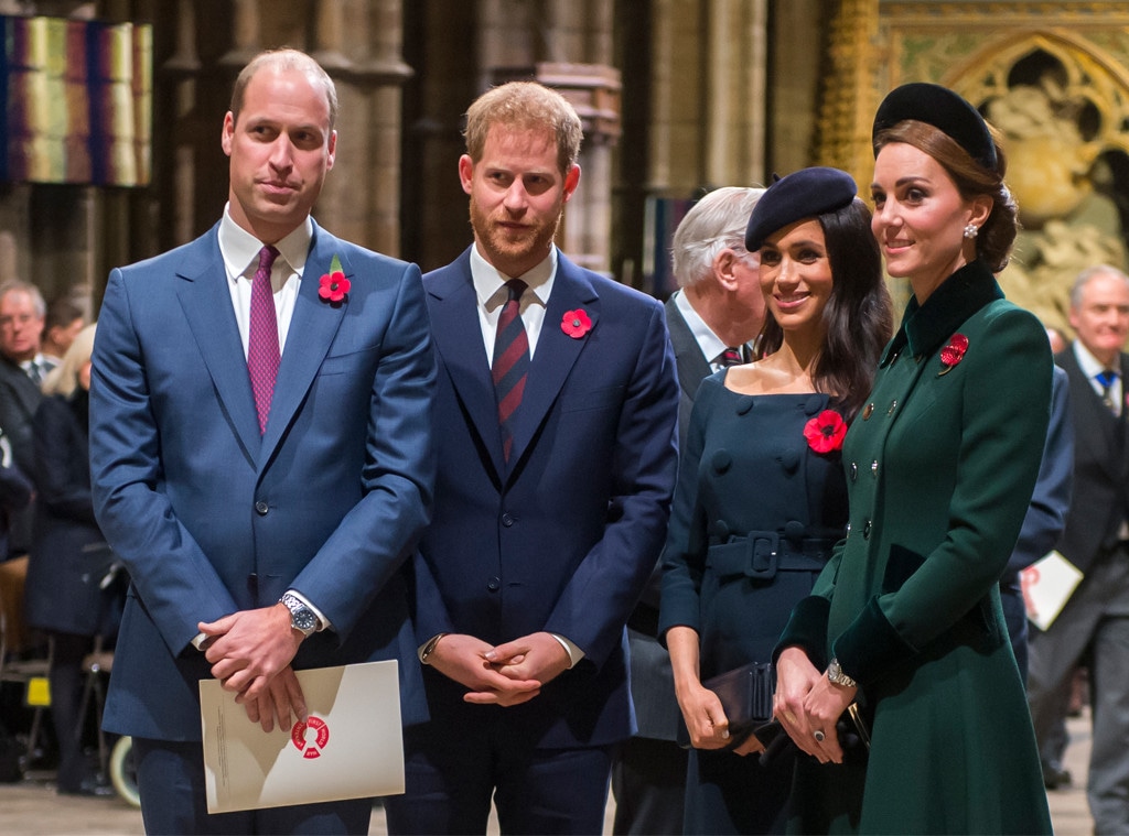 Prince Harry, Prince William, Kate Middleton, Meghan Markle